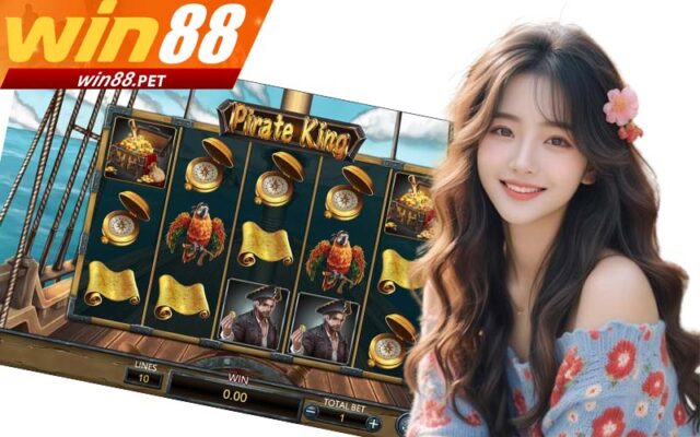 Chơi slots games Pirate King tại Win88